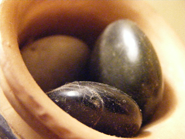 Black eggs