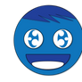 Blue Smiley Boy