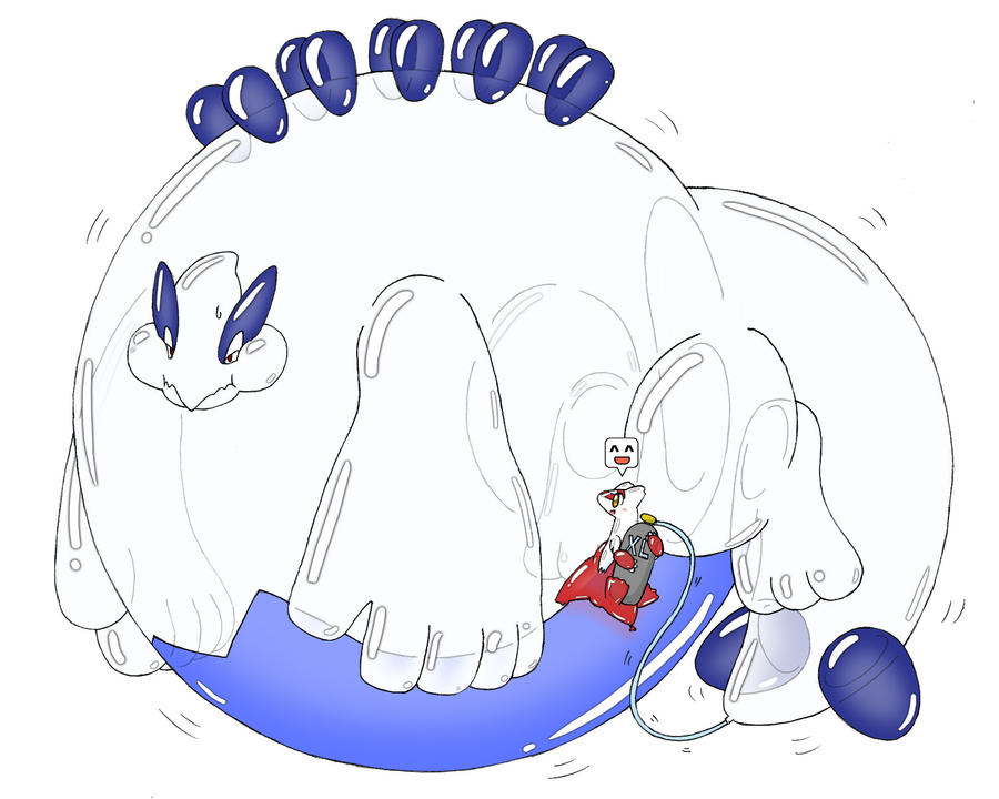 Pokemon Inflantion Balloonie Lugia Inflation by Wingfox on DeviantArt