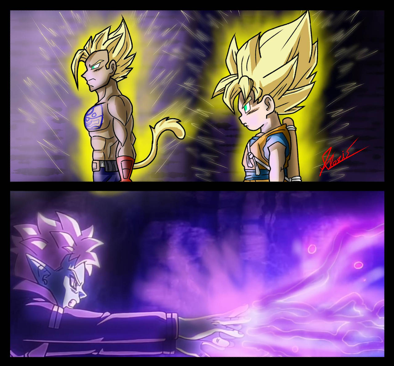 The true power of the Sayan by criptohunter on DeviantArt