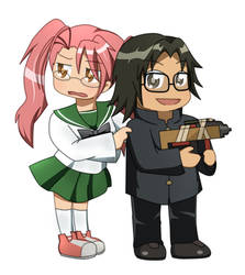 Saya Kouta chibi