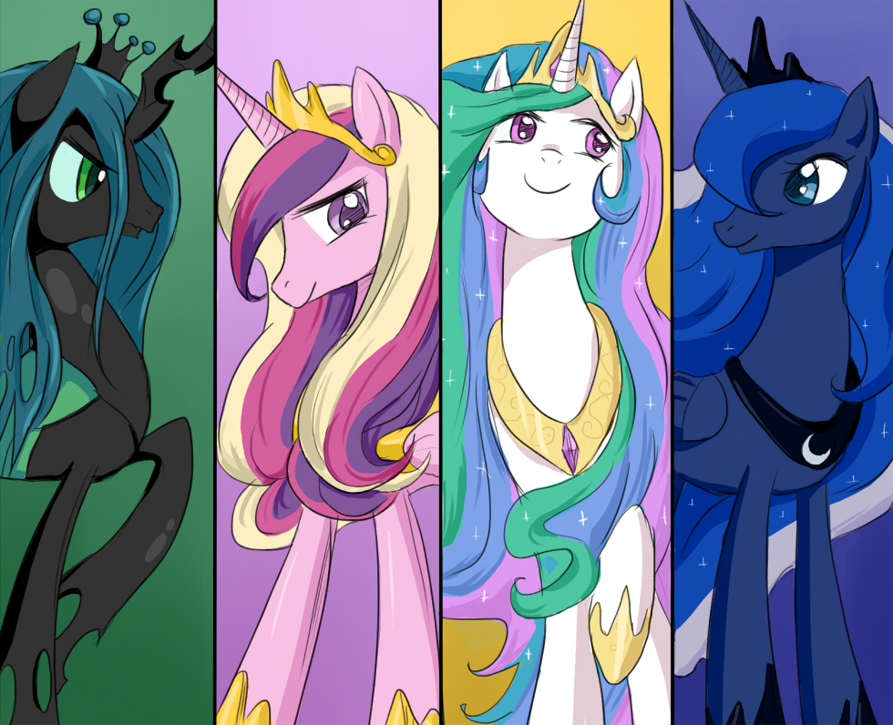 MLP: Queen and Princesses