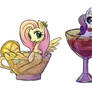 LemonTea Fluttershy and Wine Rarity