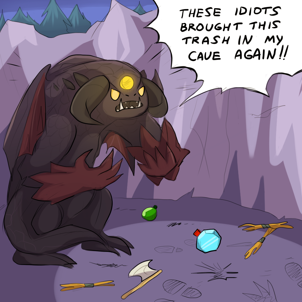 Mess in Roshan's cave