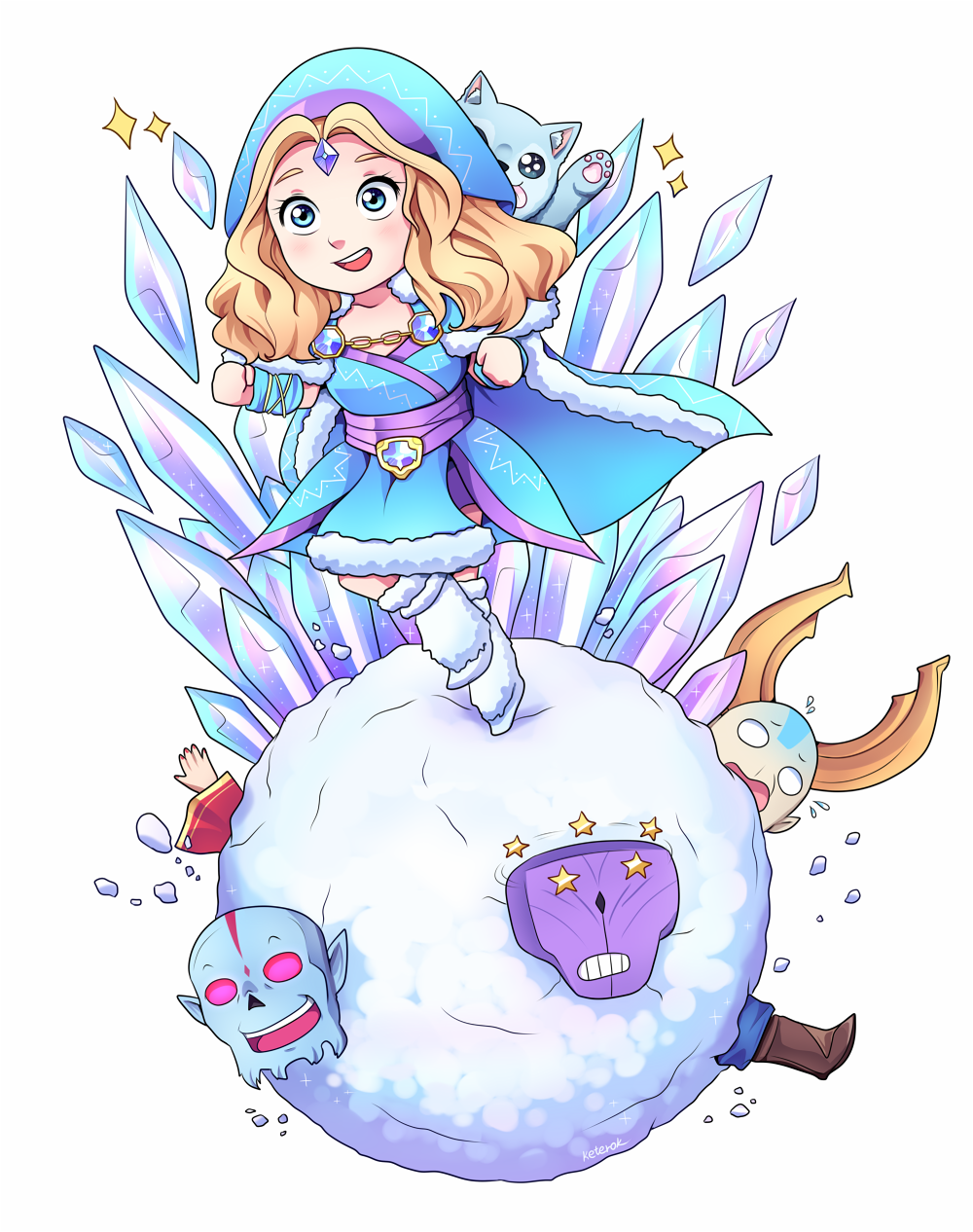 Snowball Race [reworked] design for workshop!