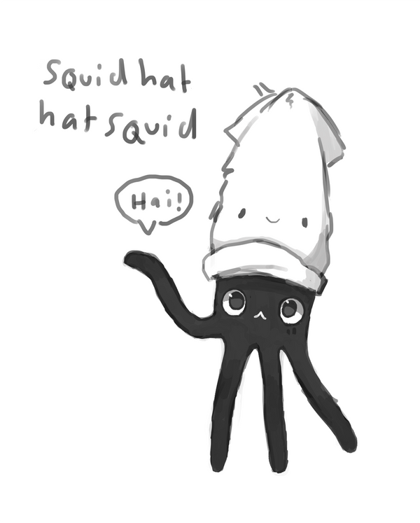 Squid Hat Hat Squid By Izaberu San On Deviantart - all roblox squid hats