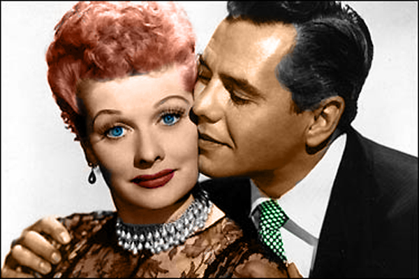 lucille ball and desi colored