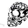 Tribal Skull Tattoo Design no.1 - Skull Tattoo