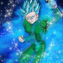 SSGSS Gohan (Super Saiyan Blue) W/Background