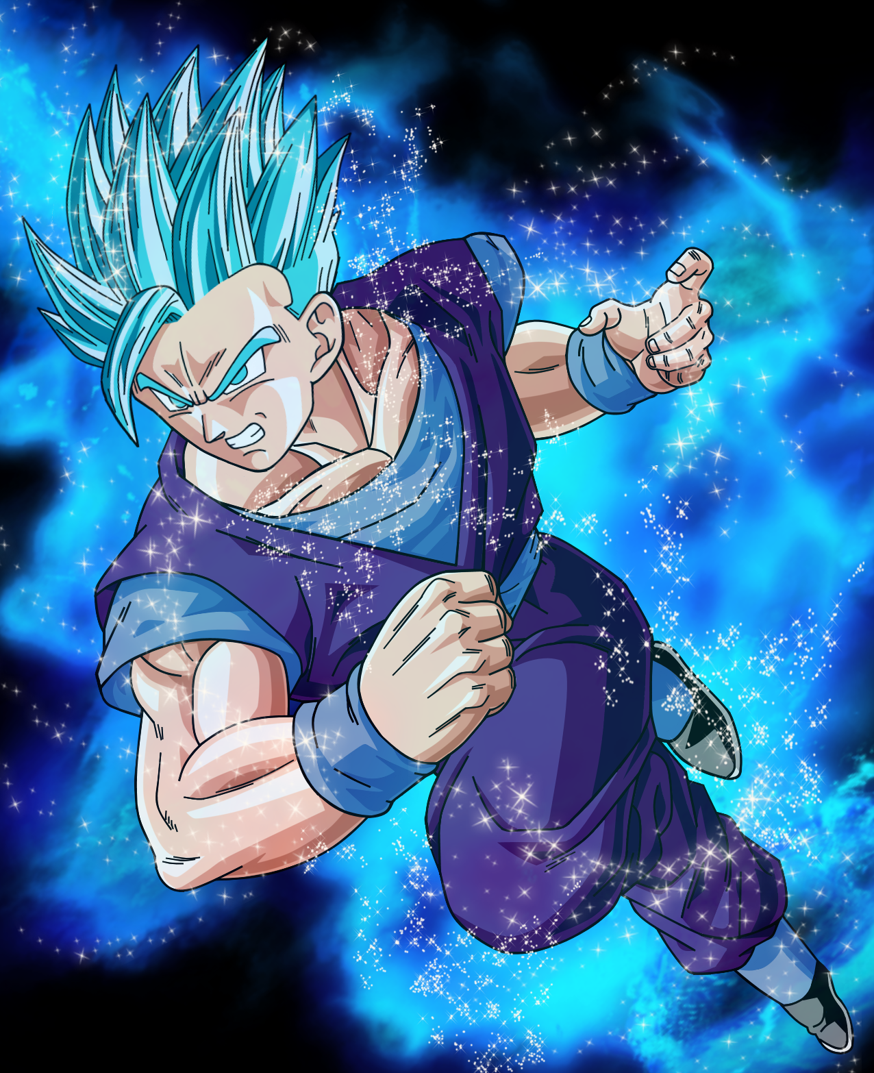 Gohan: Super Saiyajin Blue by CELL-MAN on DeviantArt