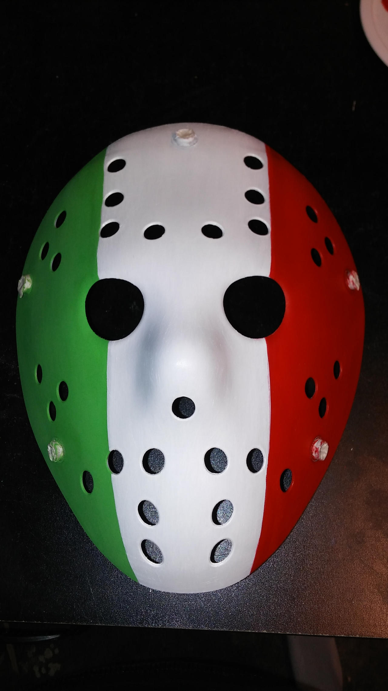 Italian Flag Jason Mask by EliteSaiyanWarrior on DeviantArt