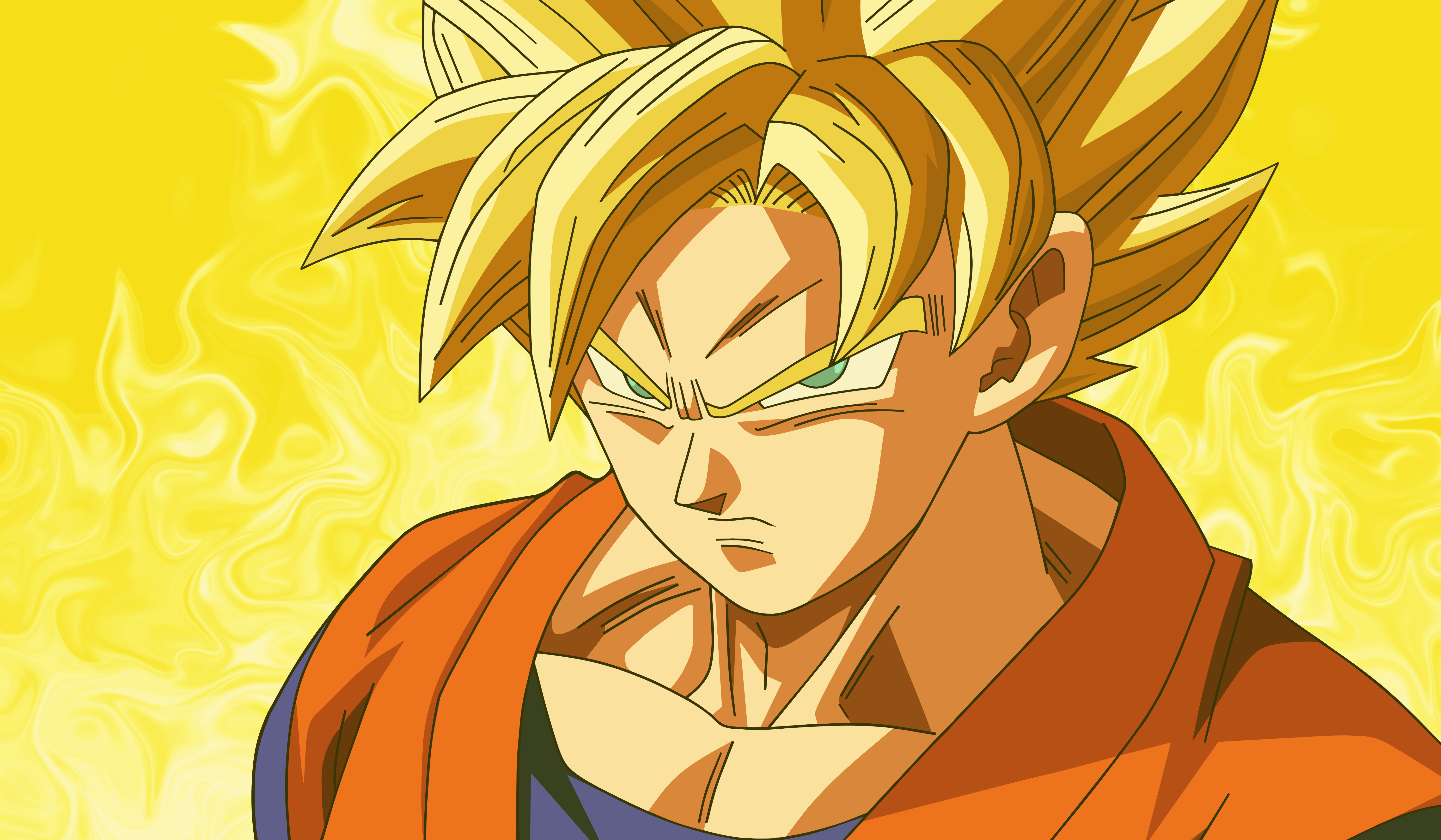 Goku ssj blue manga colors by Gigagoku30 on DeviantArt