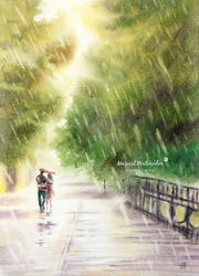 Romantic rain - spring version