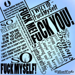 Twiztid-FUCKMYSELF  Typography