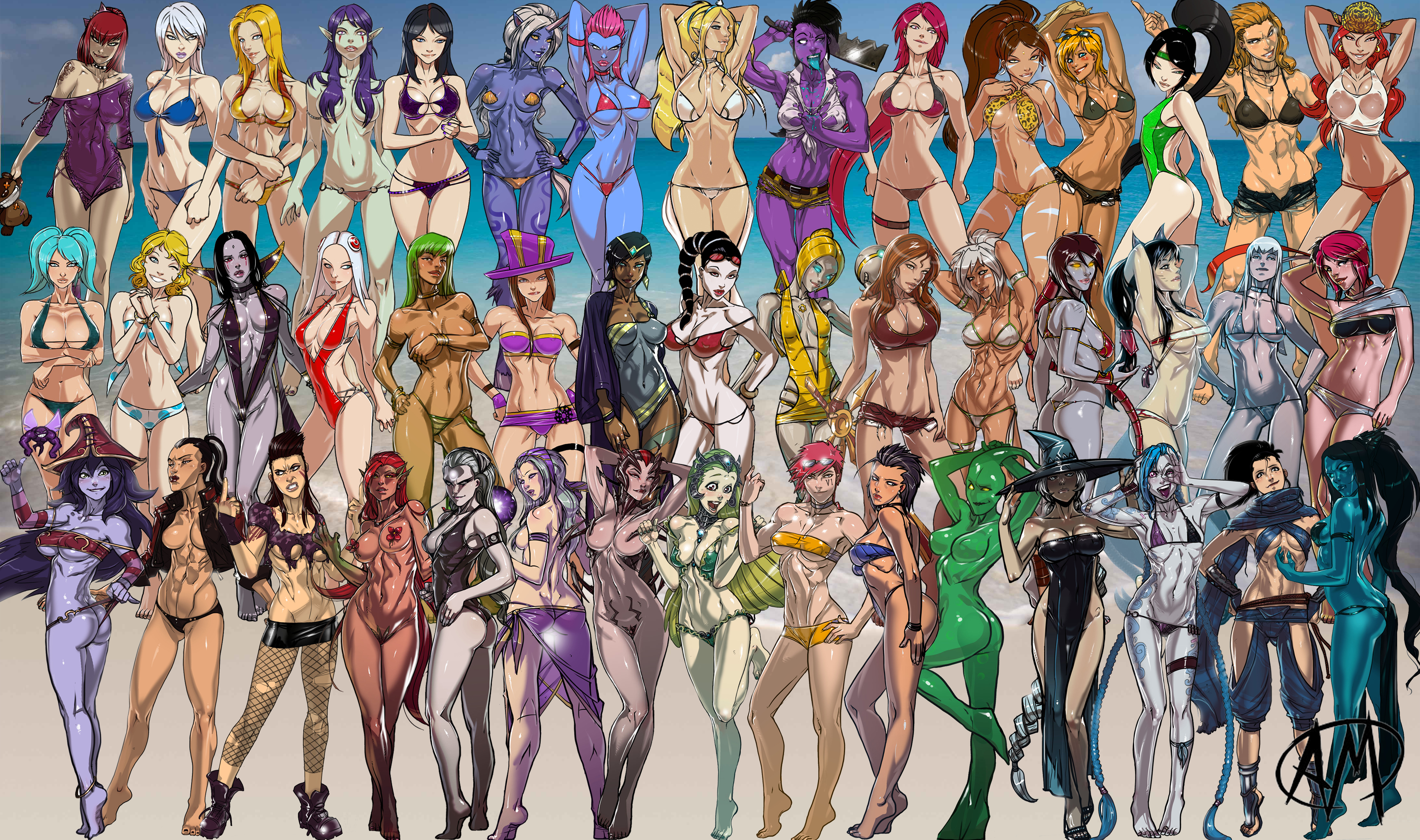 LoL Swimsuit Playmat 13.0 (11/27/2014) by Roooommmmelllll on DeviantArt.