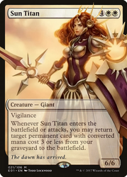 MTG - Sun Titan - Alter - Rework