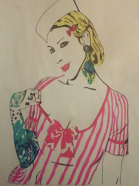 Maria brink pin up portrait