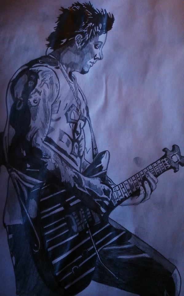 Synyster gates drawing