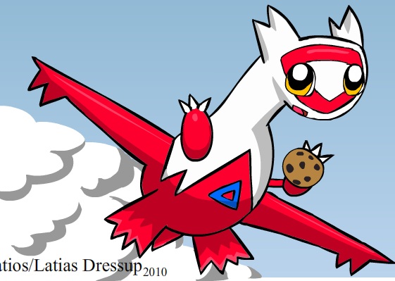 Latias has a cookie