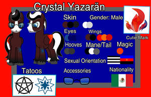 Crystal Yazaran Reference Sheet