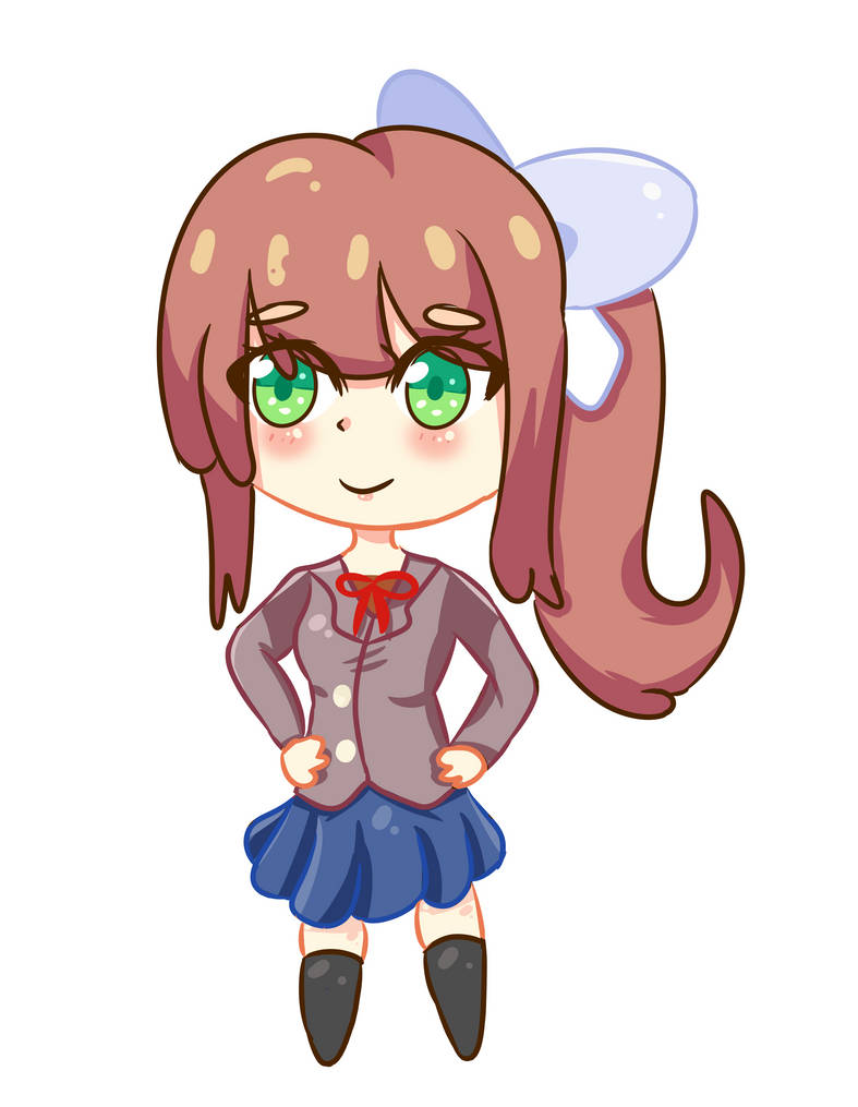 Monika Chibi Doki Doki Literature Club By Thenameszel On DeviantArt monika-chibi-doki-doki-literature-club-by-thenameszel-on-deviantart