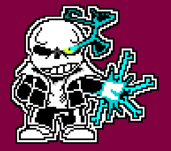 Hard Mode!Sans  UNDERTALE: Hard Mode Minecraft Skin