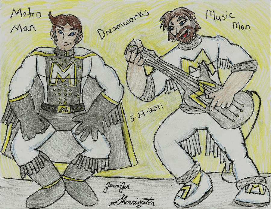 Metro Man and Music Man by jlsinc on DeviantArt