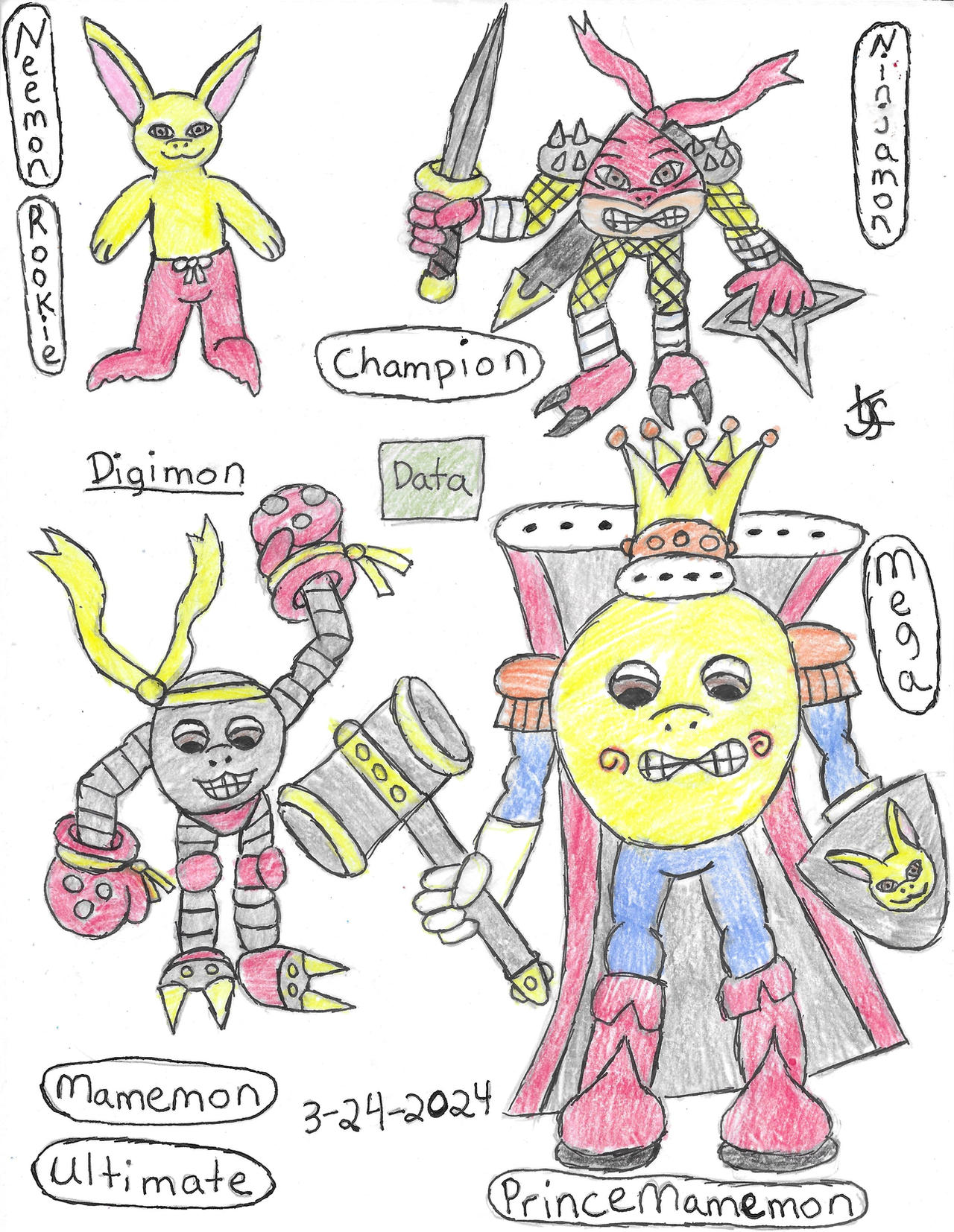 Neamon Line Neemon Digi Line by jlsinc on DeviantArt