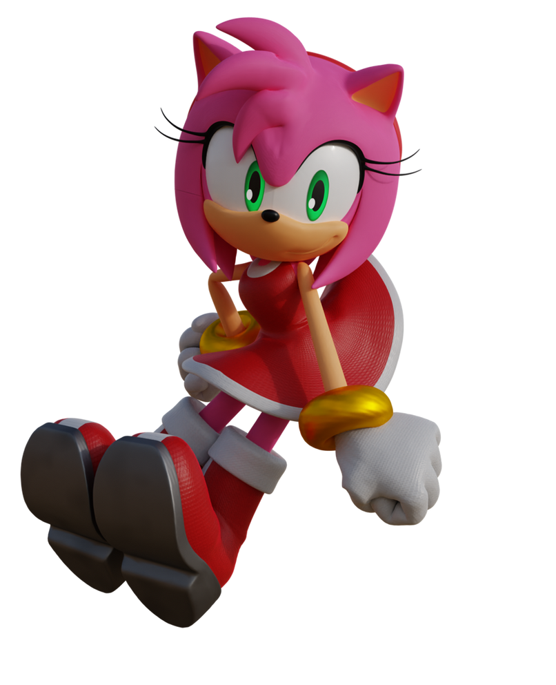 Amy Rose Posing by heartpichu on DeviantArt