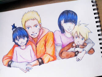 The Uzumaki Family | Fanart