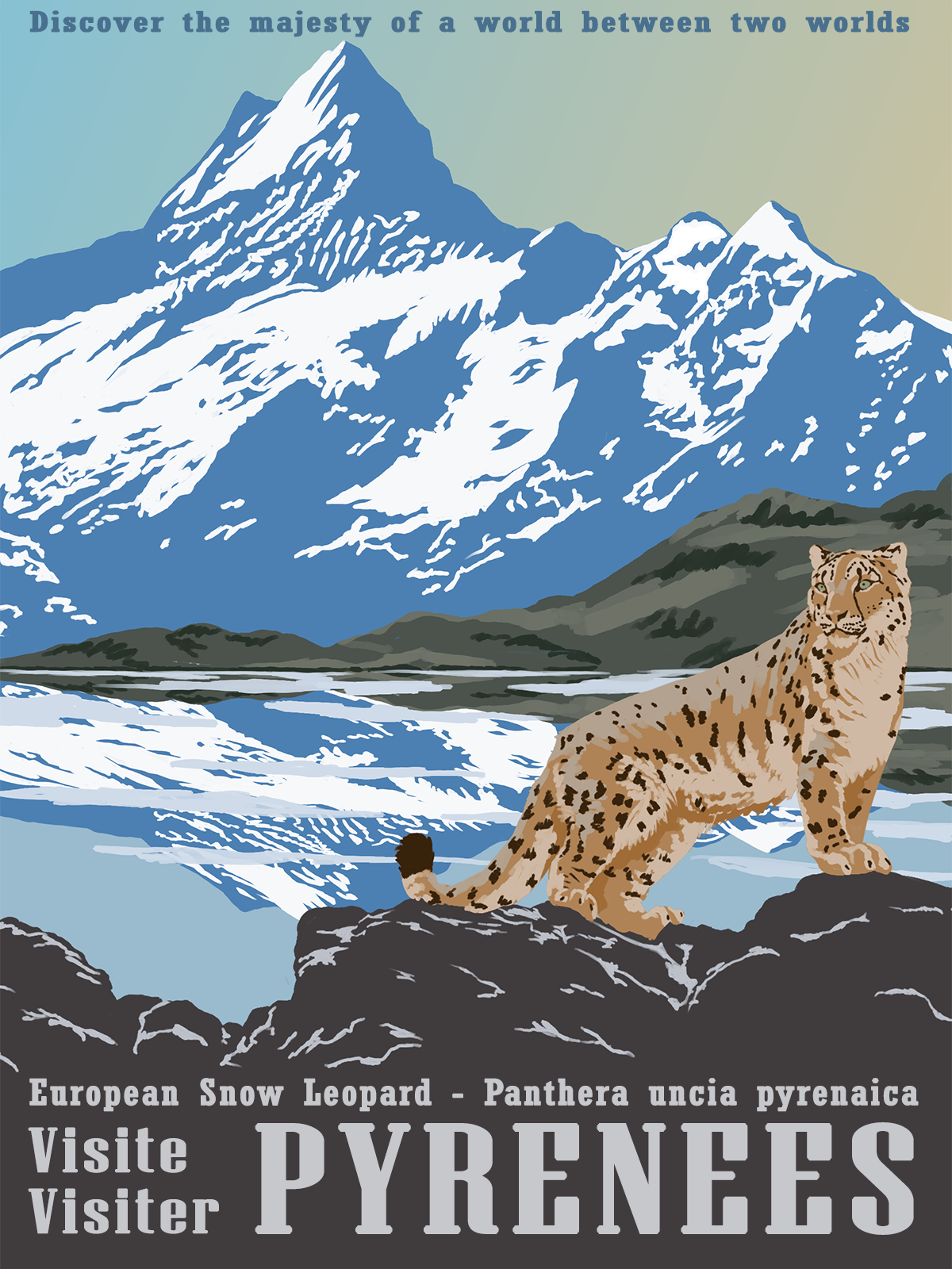 Poster Leopardenmuster