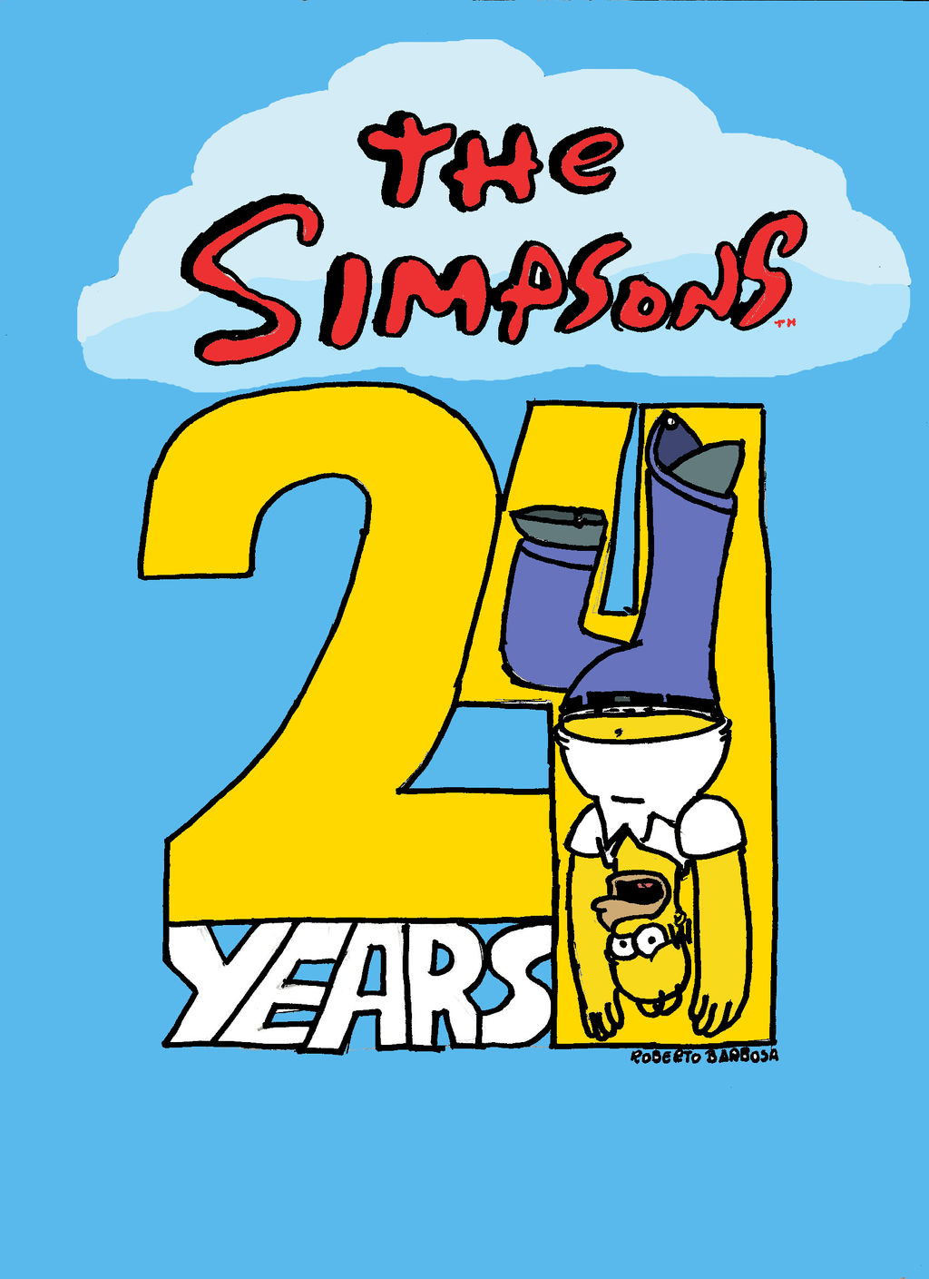 The Simpsons 24 Years all colors