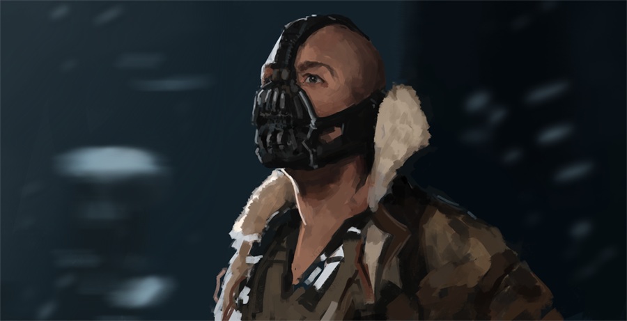 Bane from The Dark Knight Rises study