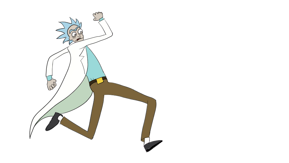 Rick Running by historicalplasma on DeviantArt