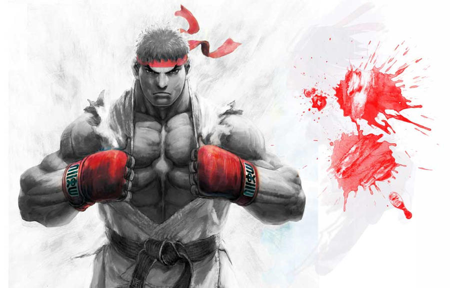 Ryu Custom Joystick Art