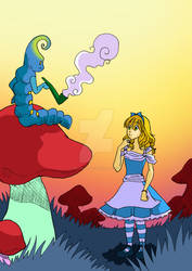 The Caterpillar - Alice In Wonderland Series