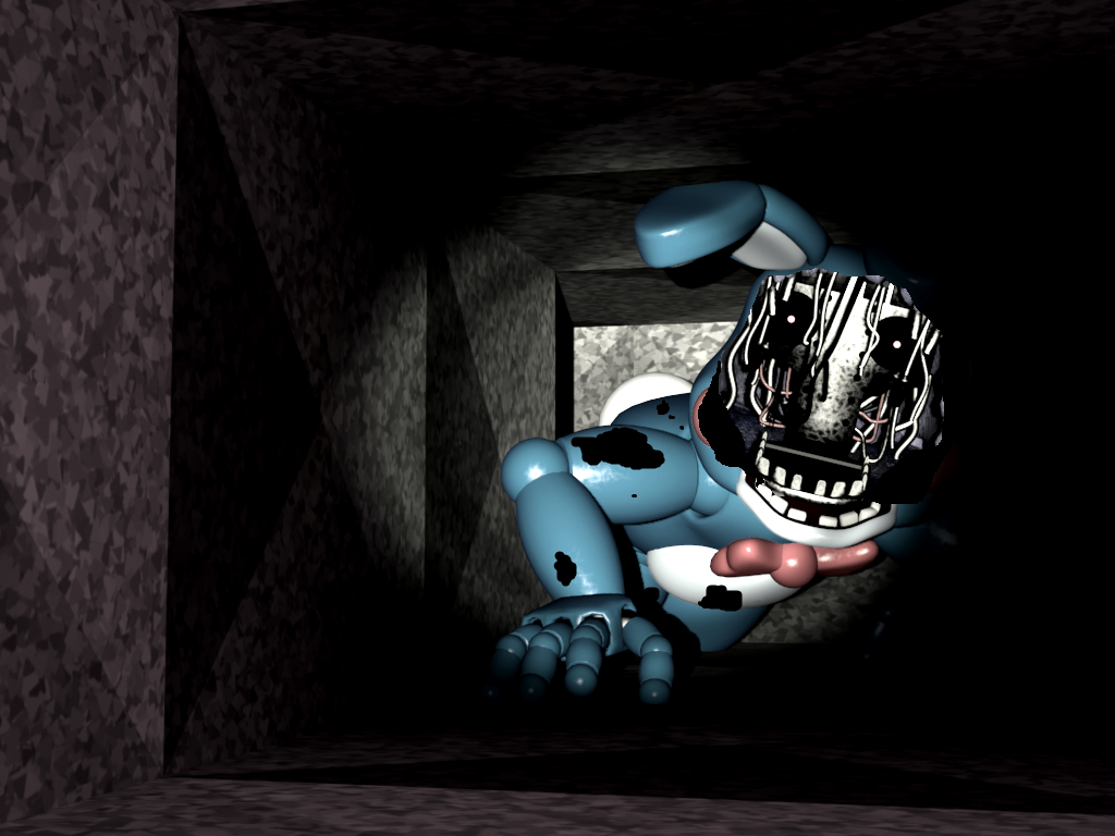 FNaF 2 Withered Bonnie Jumpscare by crueldude100 on DeviantArt