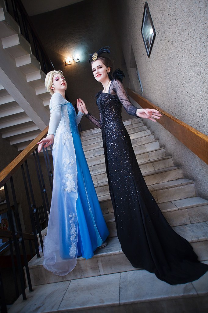 Evanora and Elsa