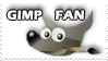 Gimp Fan Stamp