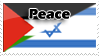 Israel-Palestine Peace Stamp by Nakamo