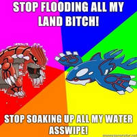 Groudon vs Kyogre