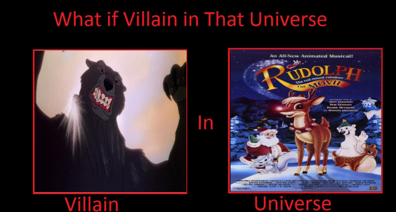 What if the Bear is in the 1998 Rudolph movie? by Gatormvl on DeviantArt