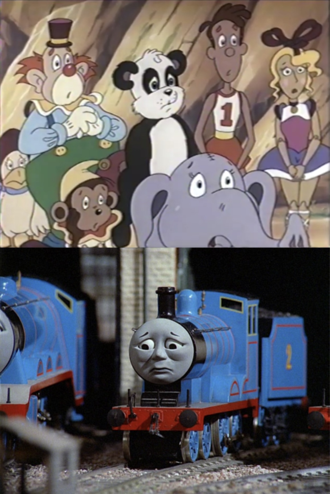 Angry Rollo Rollo and the toys felt bad for Edward by Gatormvl on DeviantArt