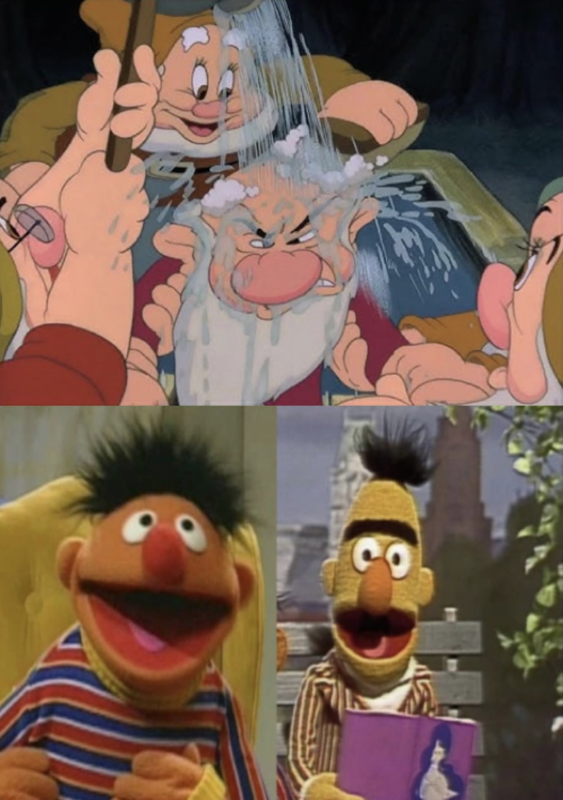 Grumpy Getting Washed Ernie and Bert laugh at Grumpy being washed by Gatormvl on DeviantArt