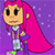 Sad Starfire emoticon
