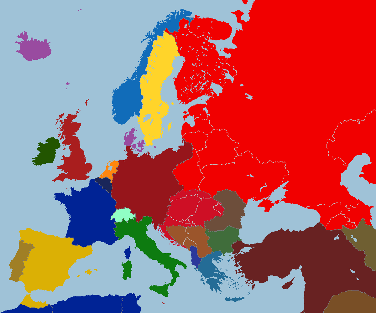Europe after 1921 (A Greater Germany)