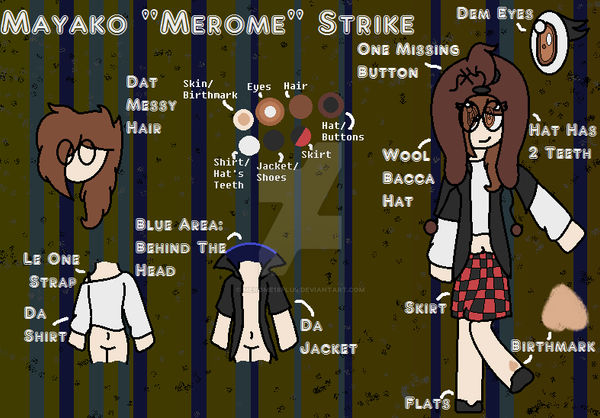 Mayako Merome Strike Reference Sheet *Read Desc*