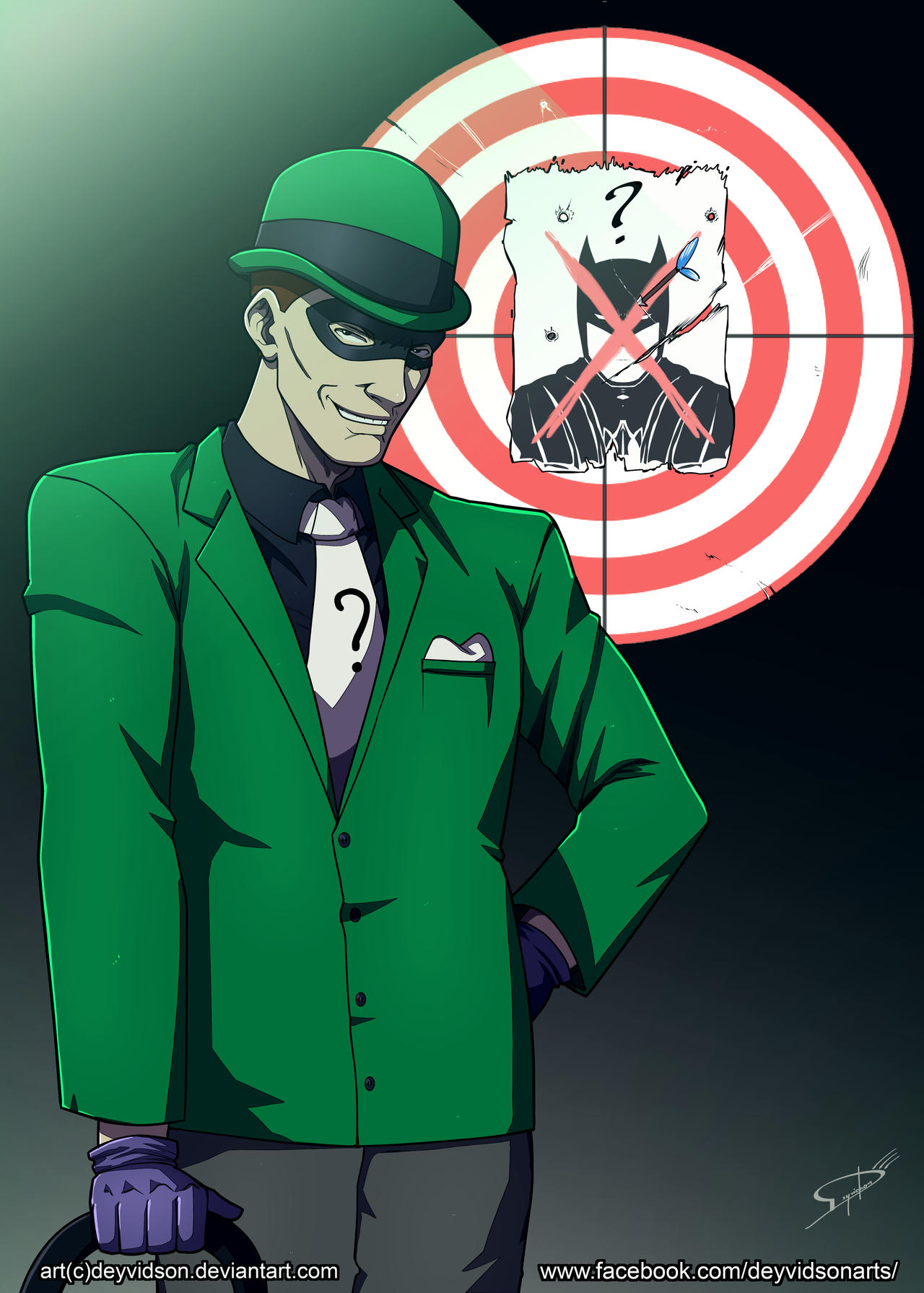 Commission: The Riddler (DC Comics) by Deyvidson on DeviantArt