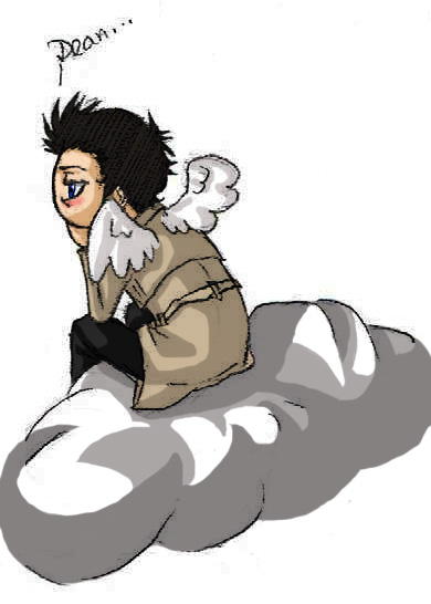 Castiel on a Cloud for PerryA