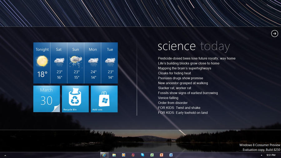 Omnimo on Windows 8